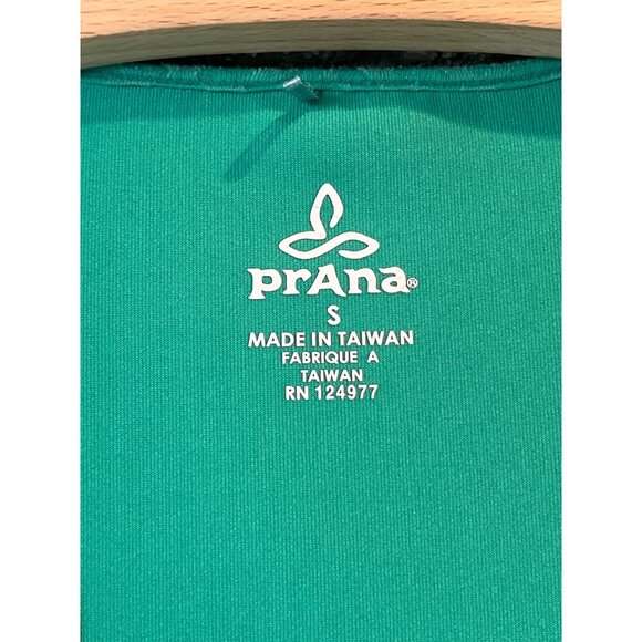 PrAna Womens Green Tank Top S Aztec Pattern Sleeveless - Picture 3 of 6